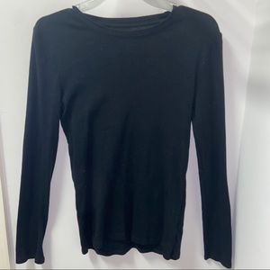 Merona Black Long Sleeve Tee